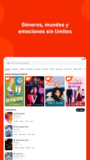 Wattpad - Lee y Escribe screenshot 9