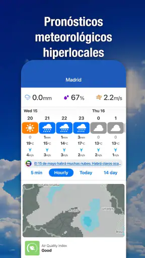 Weathernews El tiempo screenshot 2
