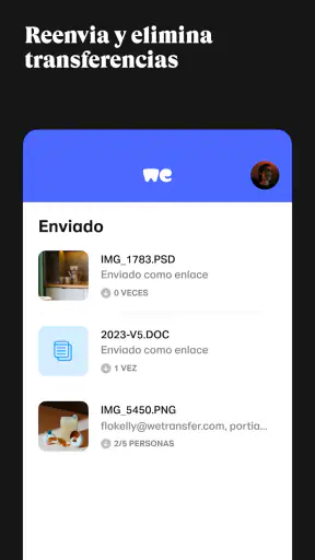 WeTransfer screenshot 6
