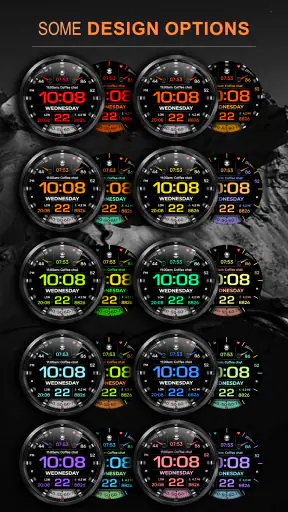 WFP 233 Digital watch face screenshot 2