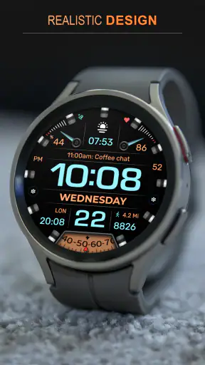 WFP 233 Digital watch face screenshot 5