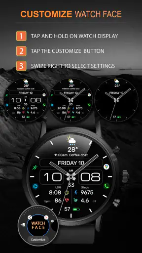 WFP 236 Hybrid watch face screenshot 2