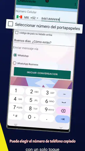 WhatsDirecto - Sin guardar screenshot 4