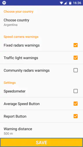 Widget: Radares fijos y movile screenshot 1