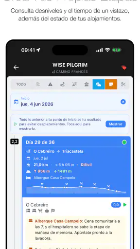 Wise Pilgrim Camino Francés screenshot 2