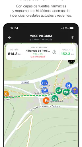 Wise Pilgrim Camino Francés screenshot 5