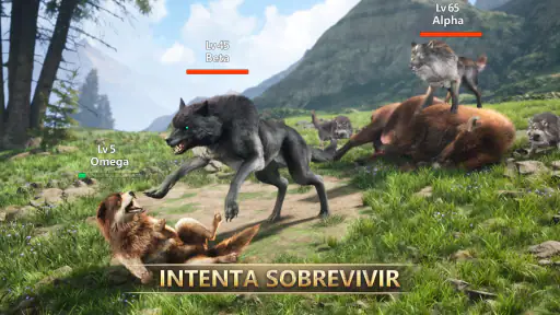 Wolf Game: Wild Animal Wars screenshot 6
