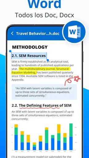 Word Documentos: Abrir Archivo screenshot 2