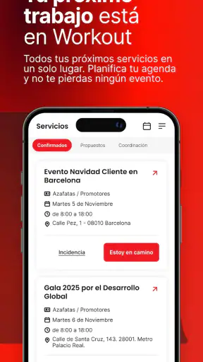 Workout Events screenshot 3