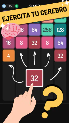 X2 Blocks 2048 Lanza y Fusiona screenshot 3