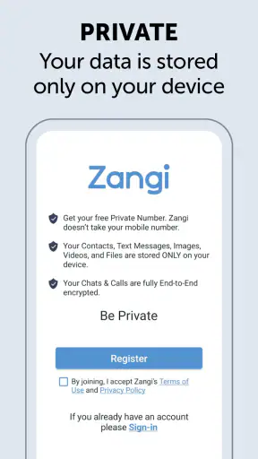 Zangi Messenger screenshot 7