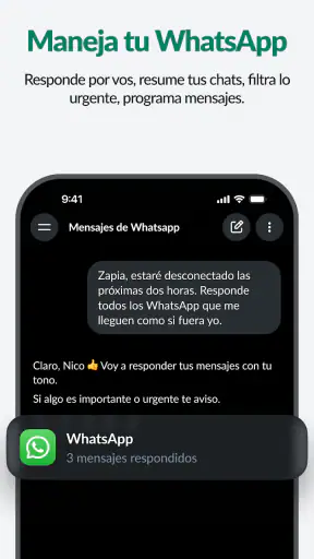 Zapia: Asistente IA personal screenshot 2