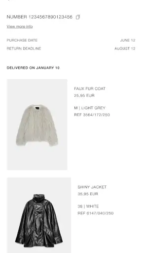 Zara screenshot 6