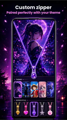 Zipper Lock Screen Customizer screenshot 11