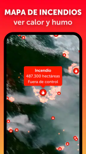 Zoom Earth - Mapa del tiempo screenshot 2