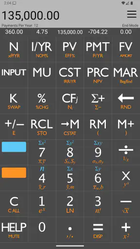 10bii Financial Calculator screenshot 1