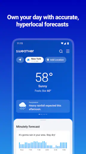 1Weather: Forecast & Radar screenshot 9