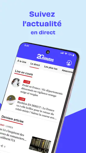 20 Minutes - Toute l'actualité screenshot 2