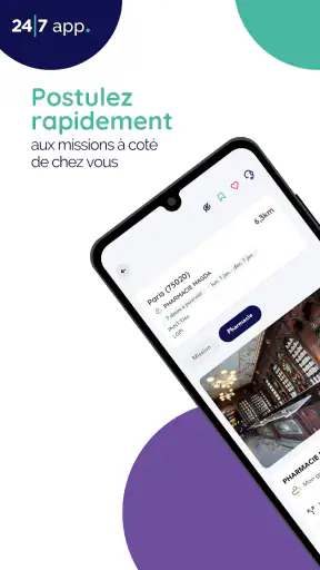 24/7 app. pour les remplaçants screenshot 2