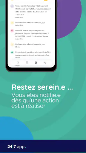 24/7 app. pour les remplaçants screenshot 4