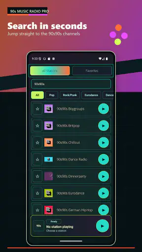 90 music radio Pro screenshot 3