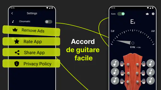 Accordeur de Guitare Simple screenshot 8
