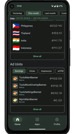 AdMobile - AdMob Metrics screenshot 2