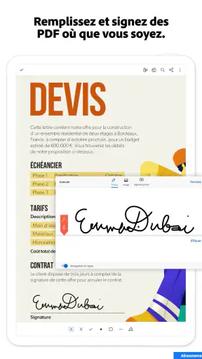 Adobe Acrobat Reader pour PDF screenshot 11