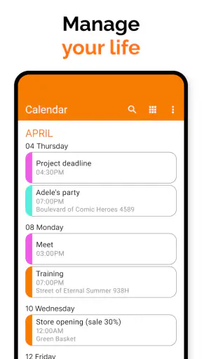 Agenda simple screenshot 10