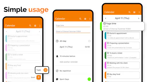 Agenda simple screenshot 8