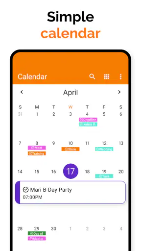 Agenda simple screenshot 9