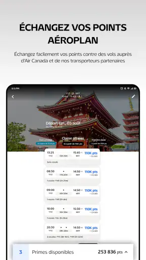Air Canada + Aéroplan screenshot 12