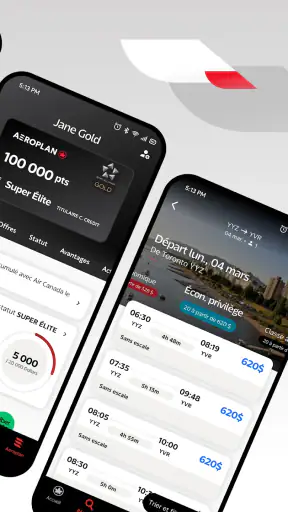 Air Canada + Aéroplan screenshot 2