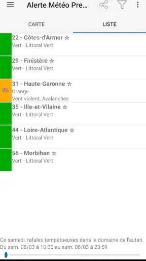 Alerte Météo screenshot 4