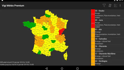Alerte Météo screenshot 9