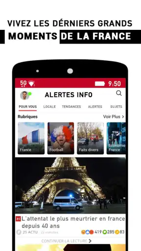 Alertes info France screenshot 2