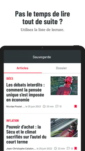 Alternatives Economiques screenshot 7