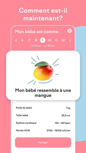 amma: Calendrier de grossesse screenshot 2