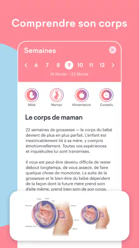 amma: Calendrier de grossesse screenshot 3