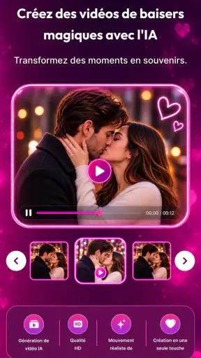 Amour IA - Câlin et bisous IA screenshot 9