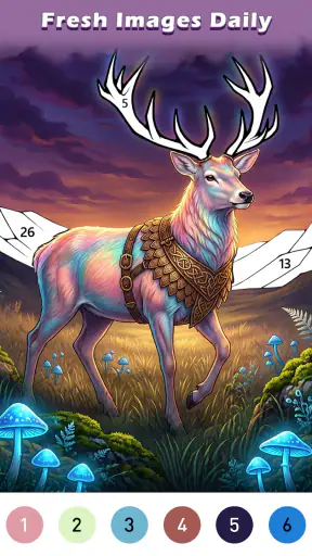 Ancient Color By Number Game screenshot 5
