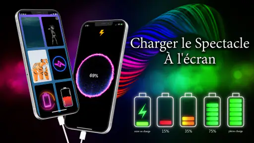 Animation charge batterie 3d screenshot 10