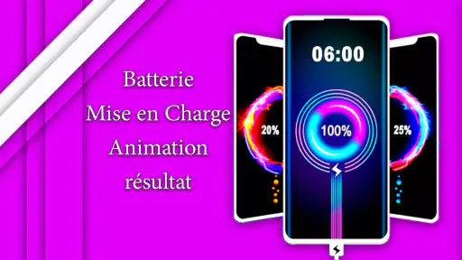 Animation charge batterie 3d screenshot 8