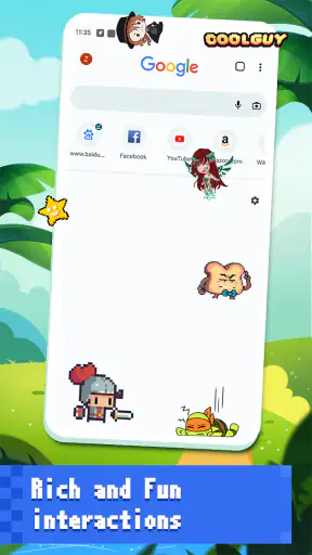 Animaux animés Shimeji Screen screenshot 5