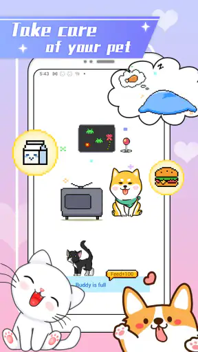 Animaux animés Shimeji Screen screenshot 7