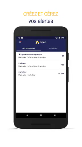 Apec : offres d’emploi cadres screenshot 4
