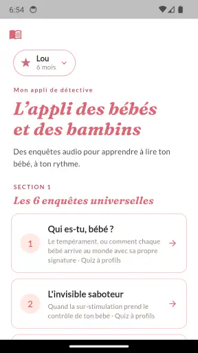 App du Détective : comprendre screenshot 2