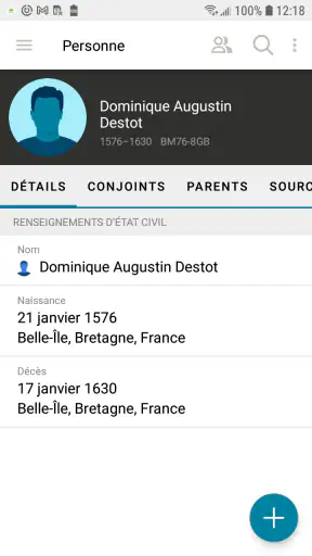 Arbre Familial de FamilySearch screenshot 1
