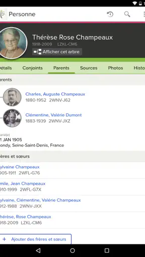 Arbre Familial de FamilySearch screenshot 6