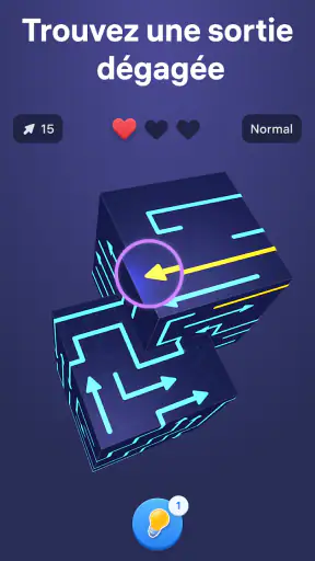 Arrow Puzzle 3D: Jeu de flèche screenshot 2
